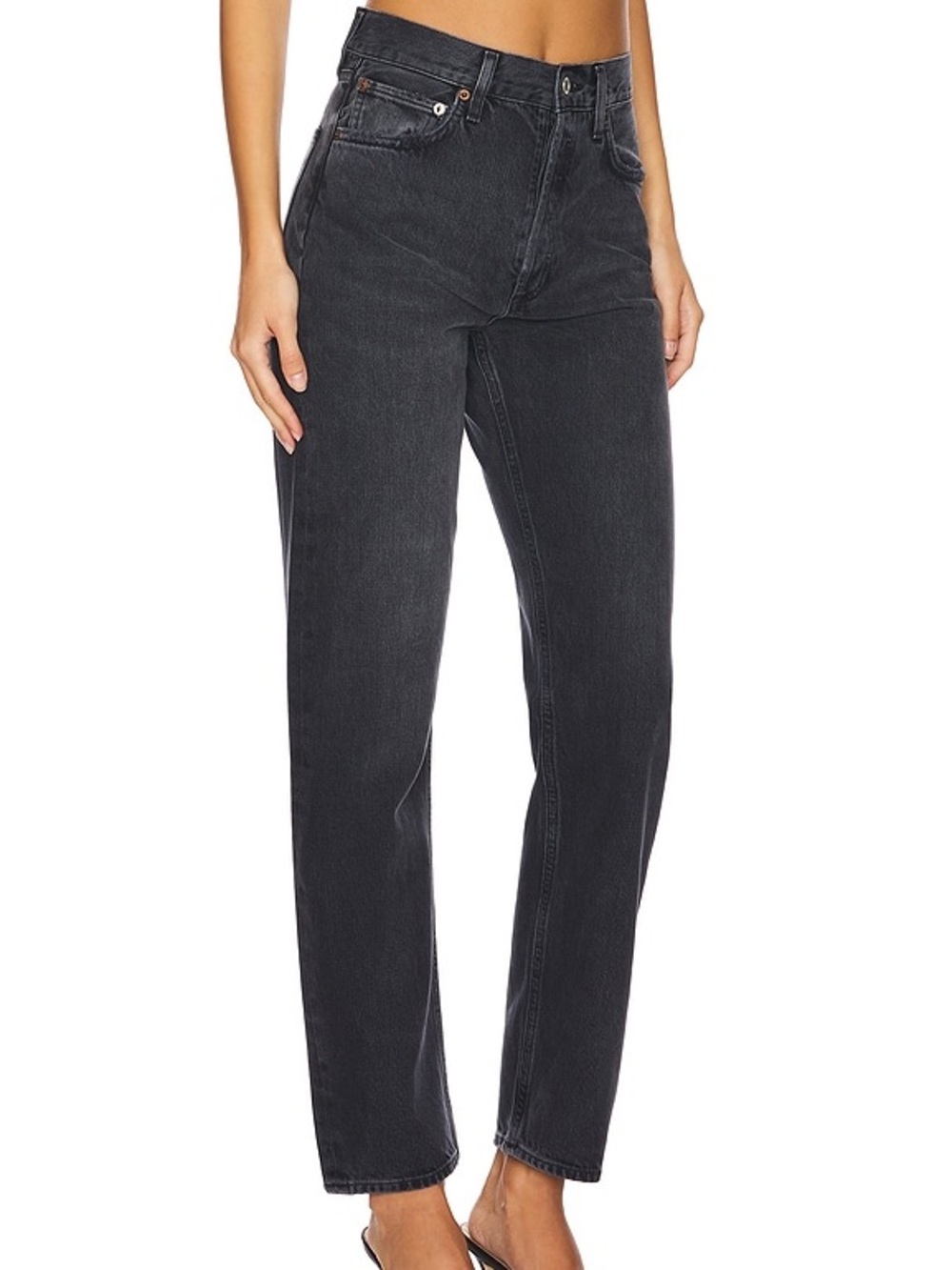 AGOLDE 90's Pinch Waist High Rise Straight Jeans in Hitch sz 25